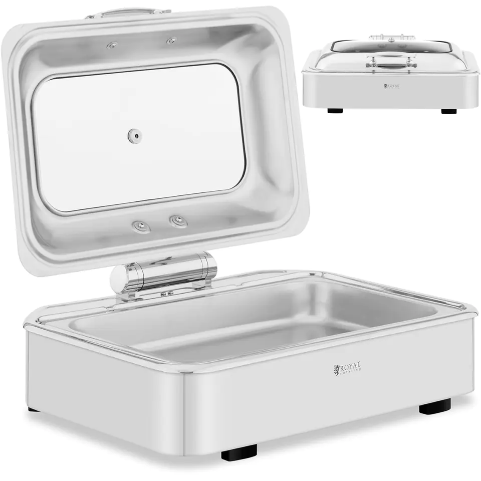 ⁨Water table food warmer with window GN 1/1 8.5 l⁩ at Wasserman.eu