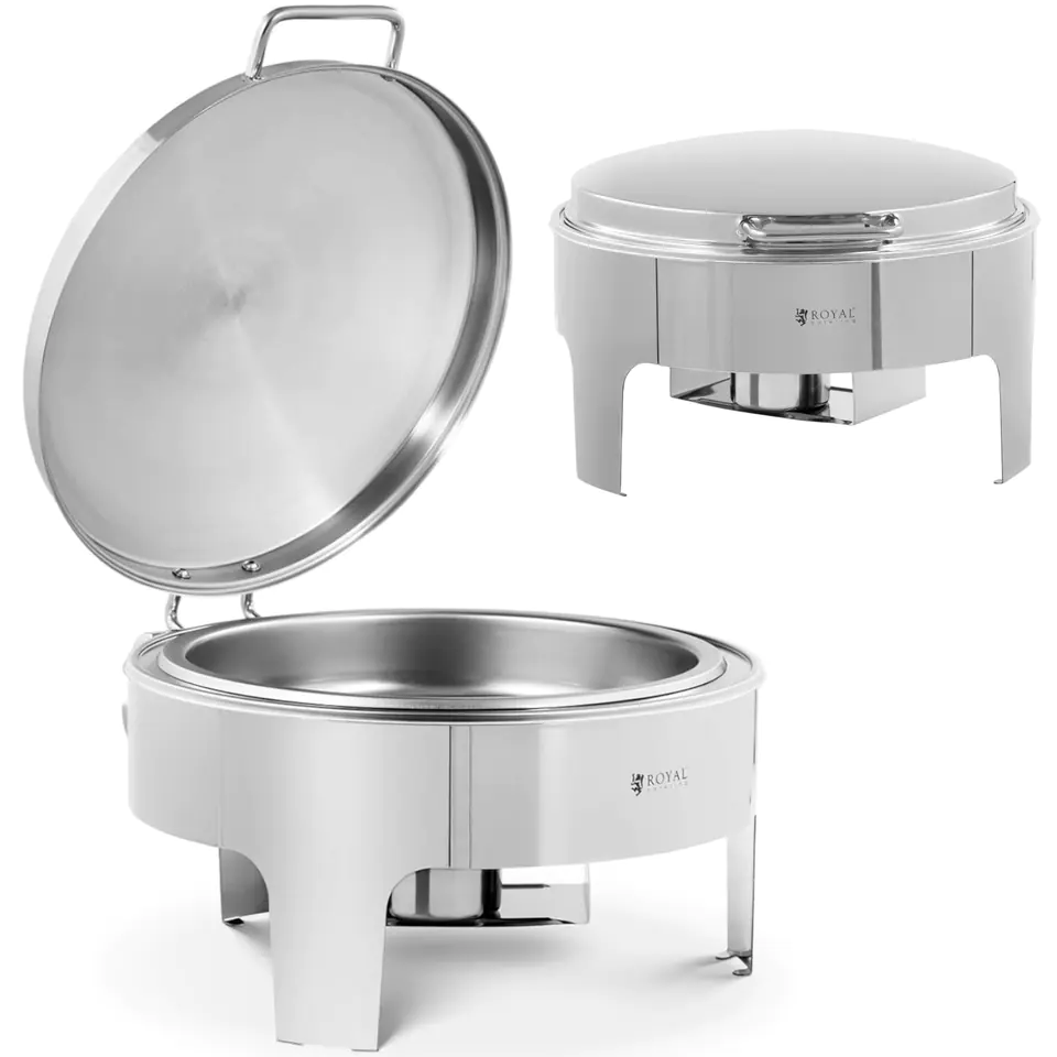 ⁨Table warmer round for paste with lid diameter. 39 cm 5.8 L⁩ at Wasserman.eu