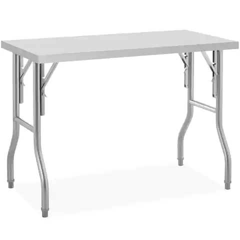 ⁨Klappbarer Labor-Catering-Tisch STAL 100 kg 120 x 60 cm⁩ im Wasserman.eu