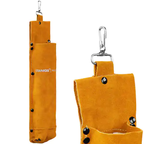 ⁨Electrode leather bag with fixing hook 39 x 8,5 cm⁩ at Wasserman.eu