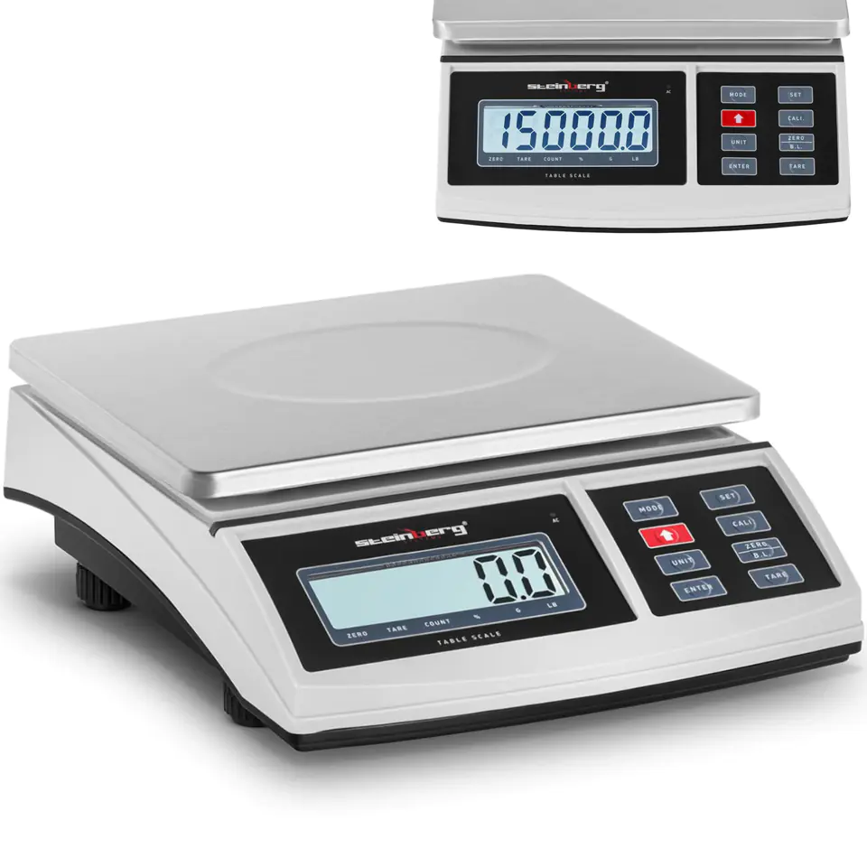 ⁨Postal Scale for LCD Letter Packs 15kg / 0.5g⁩ at Wasserman.eu