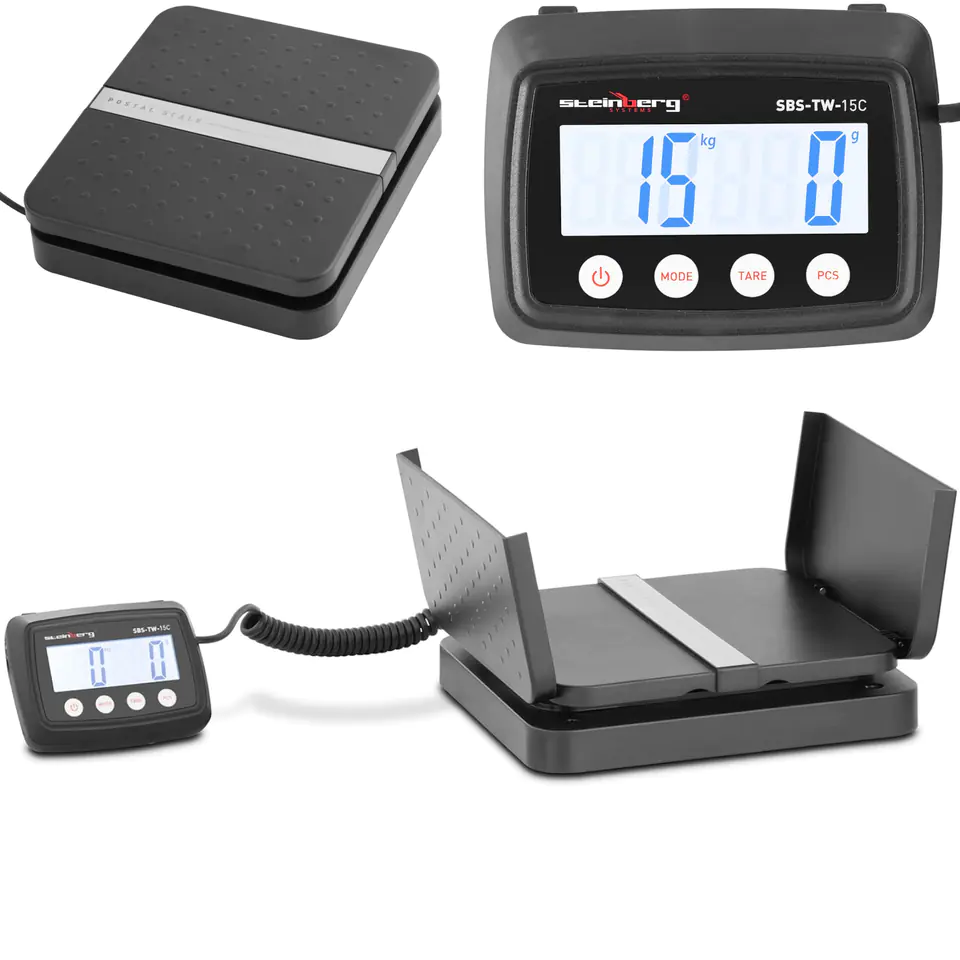 ⁨Postwaage für LCD-Briefpakete 15kg / 1g⁩ im Wasserman.eu