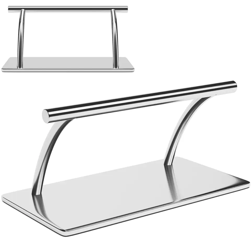 Friseur-Hocker aus Edelstahl 35 cm im Wasserman.eu
