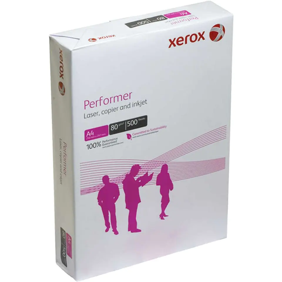 ⁨Papier ksero A4 80g (5ryz) XEROX PERFORMER klasa C 140CIE 003R90649⁩ w sklepie Wasserman.eu