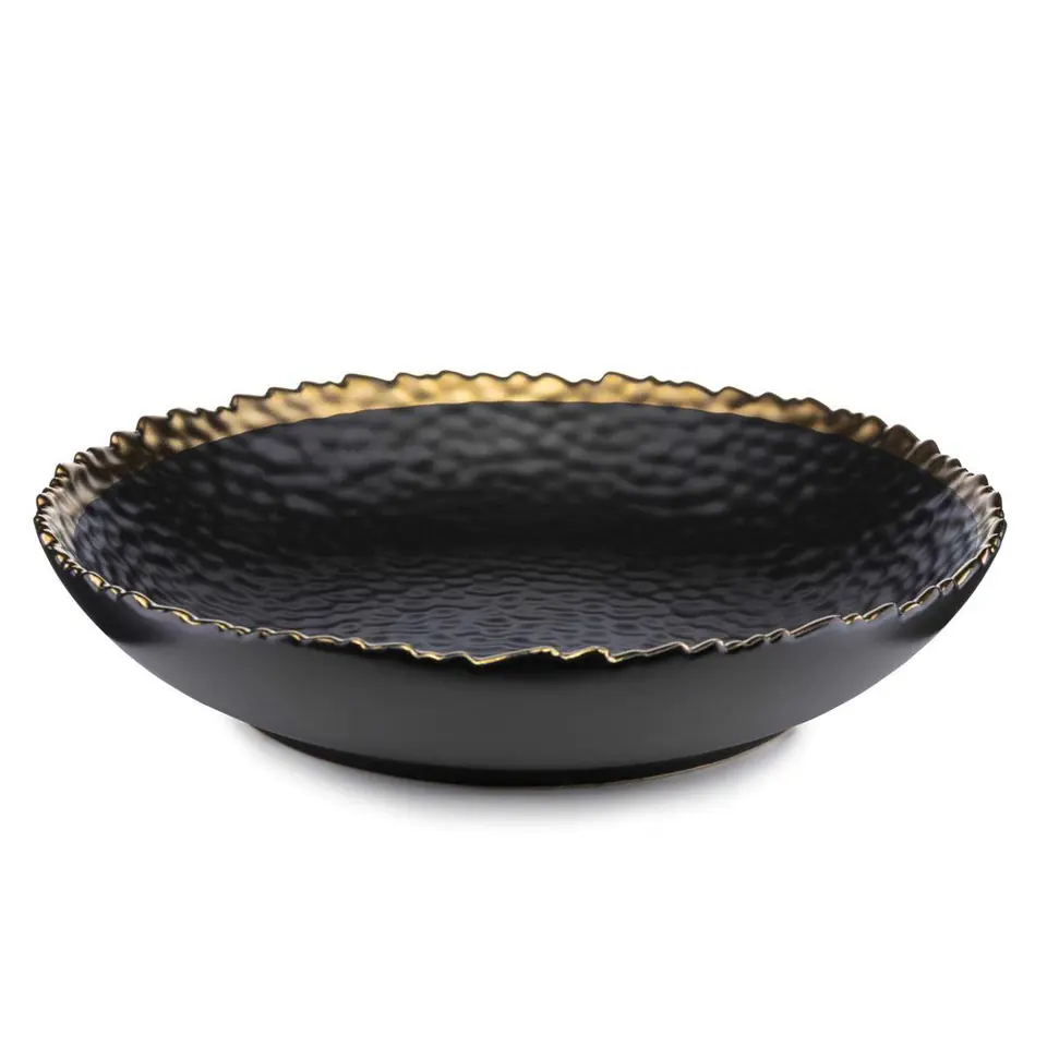 Talerz głęboki Kati Black Gold 26 cm w sklepie Wasserman.eu