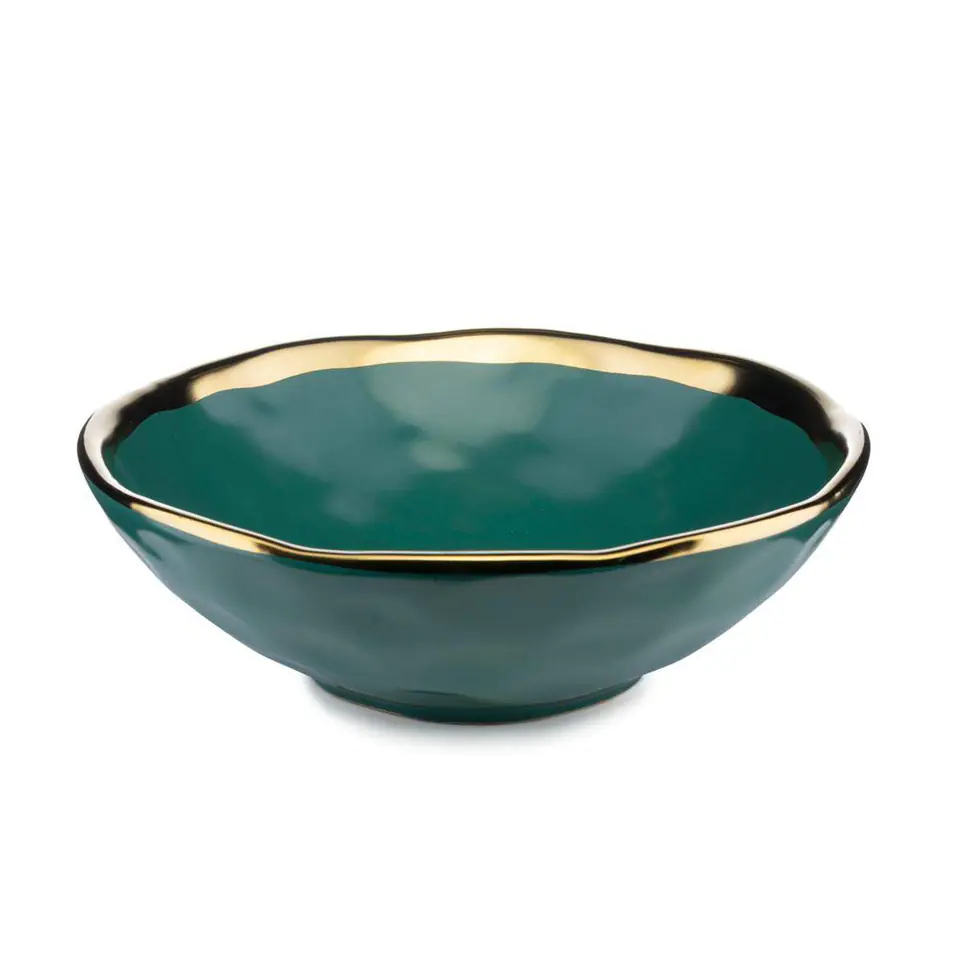 Talerz głęboki Lissa Green Gold 20 cm w sklepie Wasserman.eu