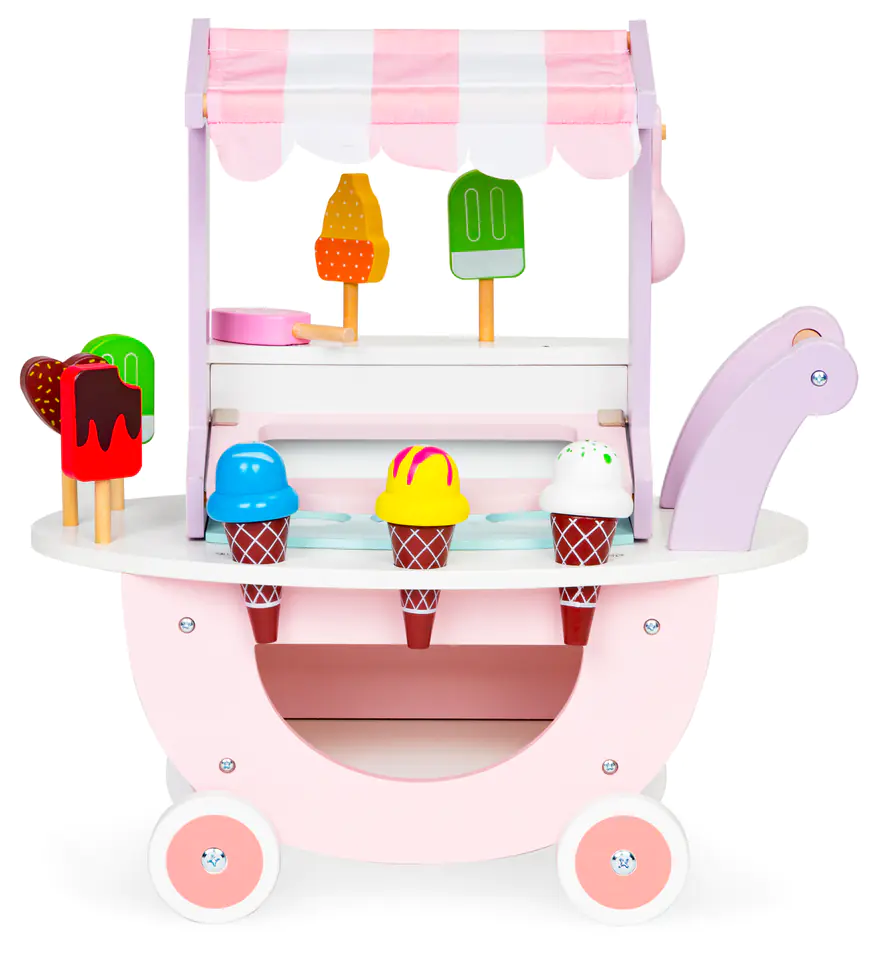 ⁨Wooden trolley ice cream parlour for children shop 12 el⁩ at Wasserman.eu