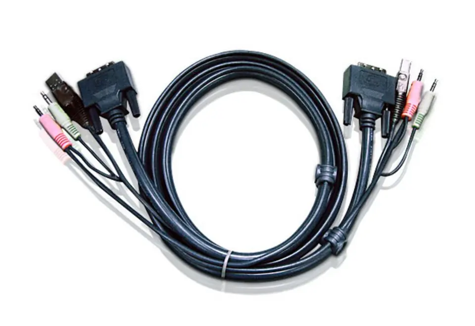 1.8M USB DVI-D Dual Link KVM Cable 2L-7D02UD at Wasserman.eu