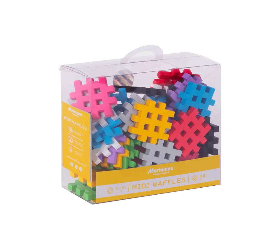 ⁨Marioinex Waffle Blocks Midi 44 pcs.⁩ at Wasserman.eu