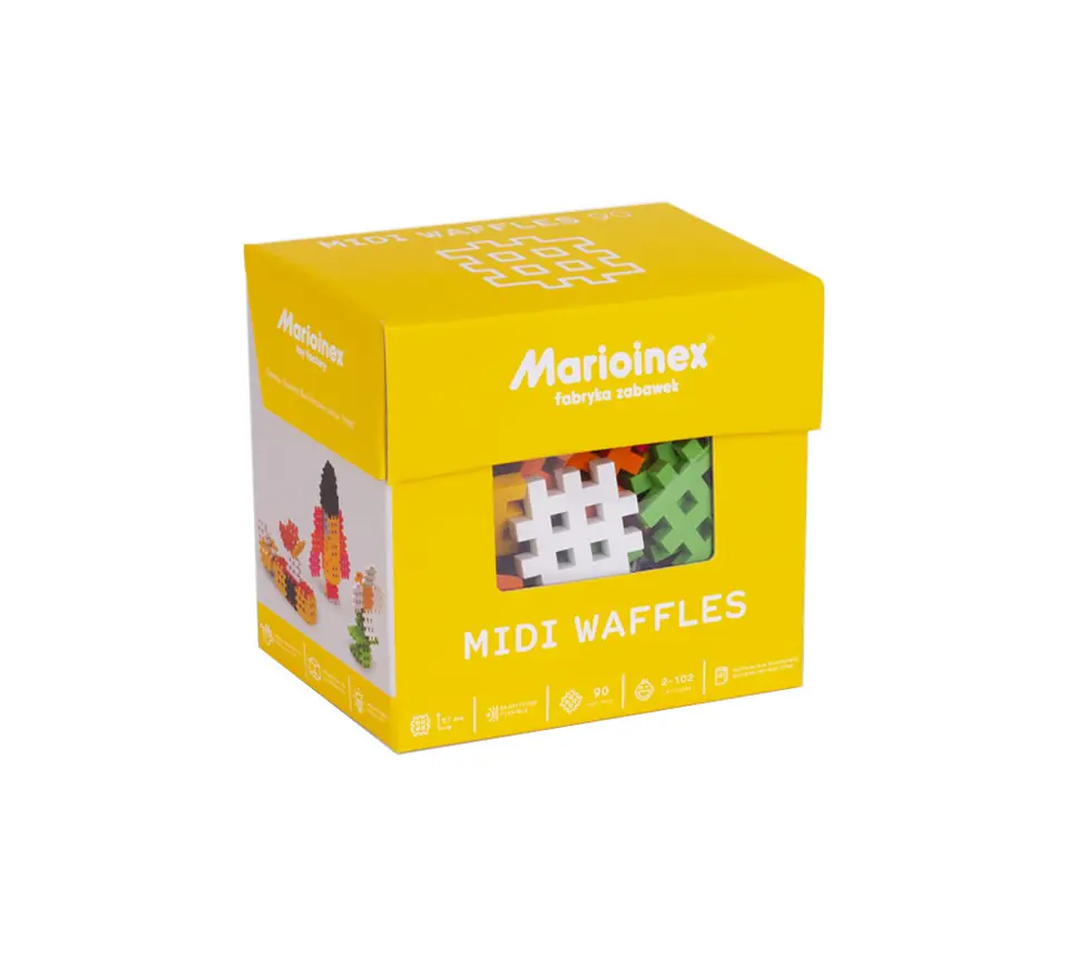 ⁨Waffle midi pastel 90 pcs. 643 Marioinex⁩ at Wasserman.eu