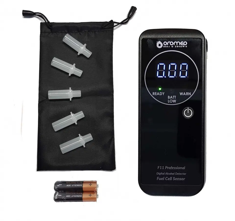 Electrochemical breathalyzer ORO-F11Professional at Wasserman.eu