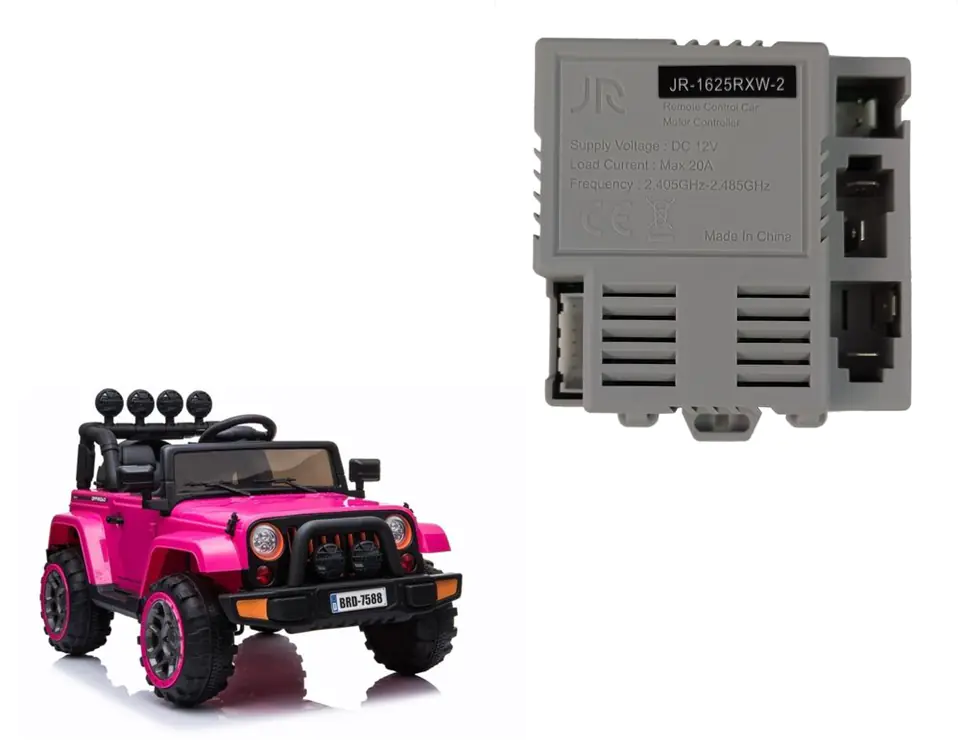 ⁨Centralka  JR-1625RXW-2 do pojazdu na akumulator BRD-7588⁩ w sklepie Wasserman.eu