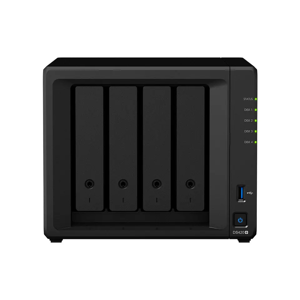 NAS DS420+ 4x0HDD 2GB DDR4 2,9Ghz 2xRJ45 2xUSB3.0 at Wasserman.eu