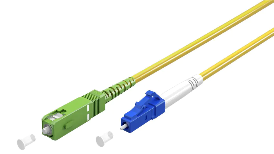 ⁨Optical patch cable SIMPLEX SC-APC - LC Goobay 30m⁩ at Wasserman.eu