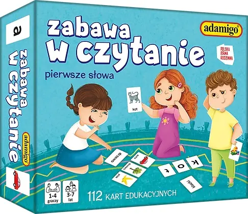 ⁨Gra towarzyska Zabawa w czytanie karty Kukuryku⁩ w sklepie Wasserman.eu