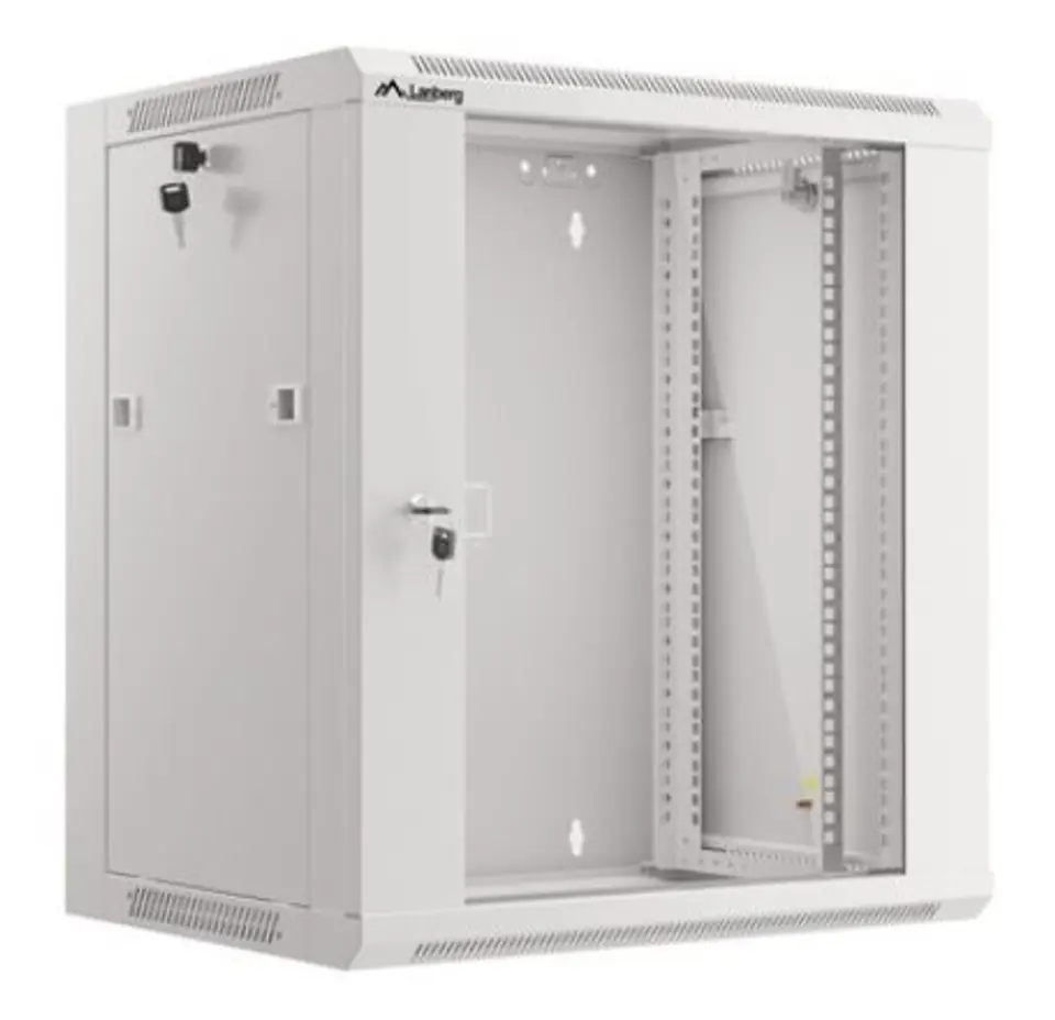 Hanging RACK Cabinet 19 inch 12U 570X450 grey at Wasserman.eu