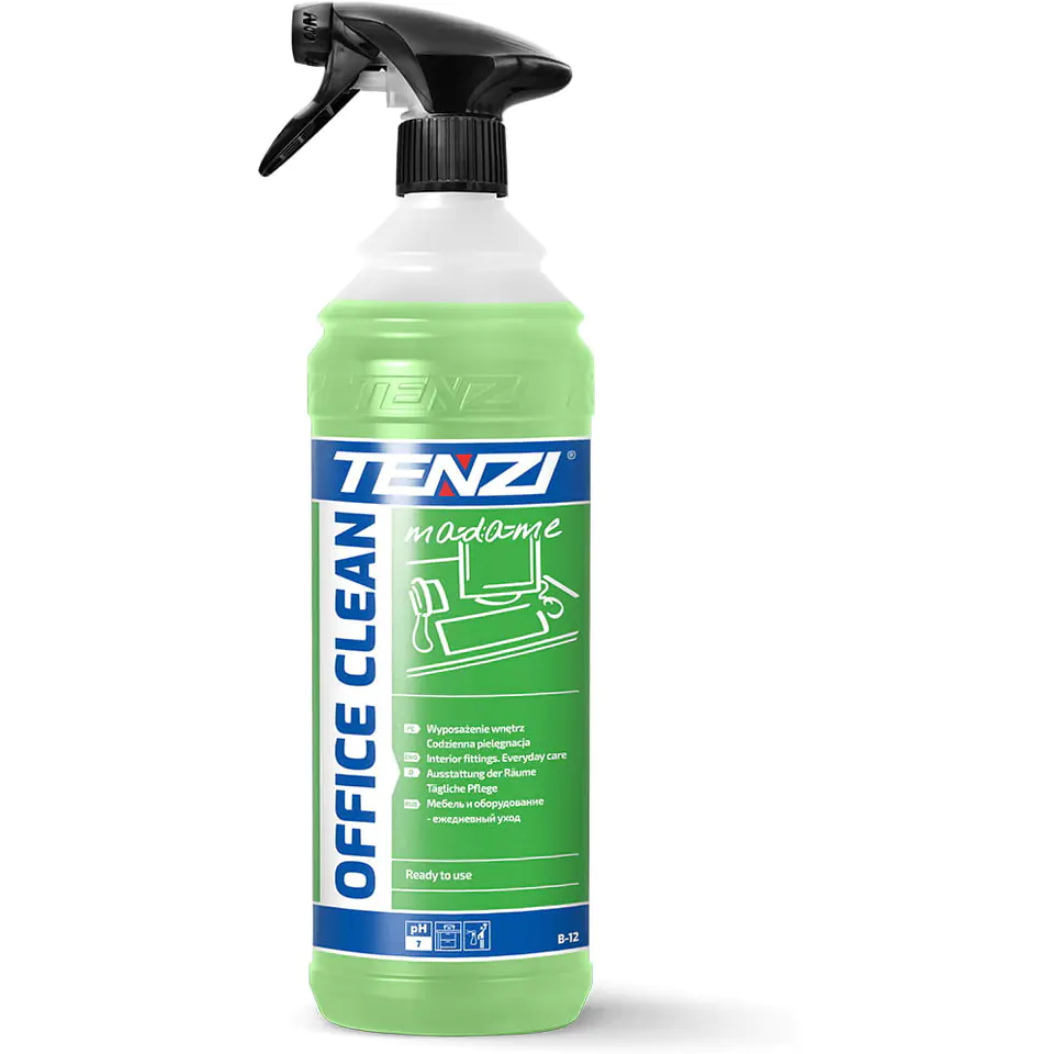 ⁨TENZI OFFICE CLEAN MADAME for cleaning furniture and office equipment 1l. (B-12/001)⁩ at Wasserman.eu