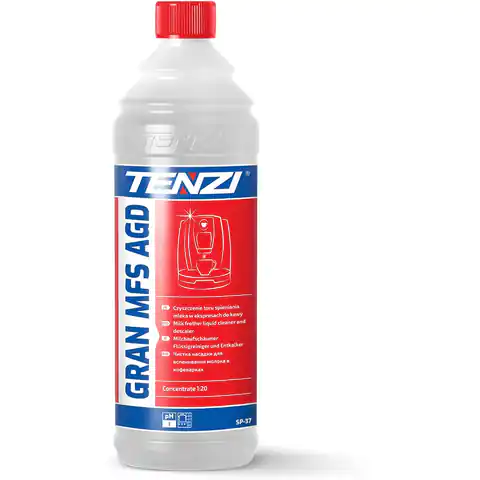 ⁨TENZI GRAN MFS AGD Flüssigkeit zur Reinigung von Milchaufschäumern in Maschinen 1l. Konzentrat (SP-37/001)⁩ im Wasserman.eu