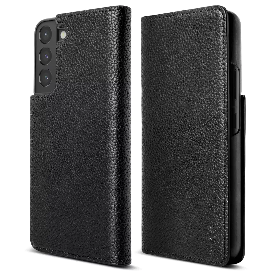 ⁨Ringke Folio Signature Leather Flip Case for Samsung Galaxy S22+ (S22 Plus) black (FSS118R262)⁩ at Wasserman.eu