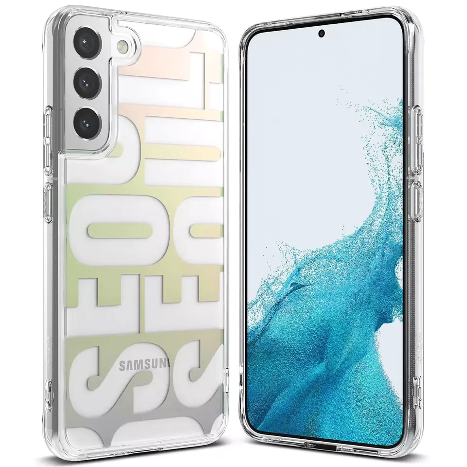 ⁨Ringke Fusion Design Armored Case Cover Gel Frame Samsung Galaxy S22+ (S22 Plus) transparent (Seoul) (F593R89)⁩ at Wasserman.eu