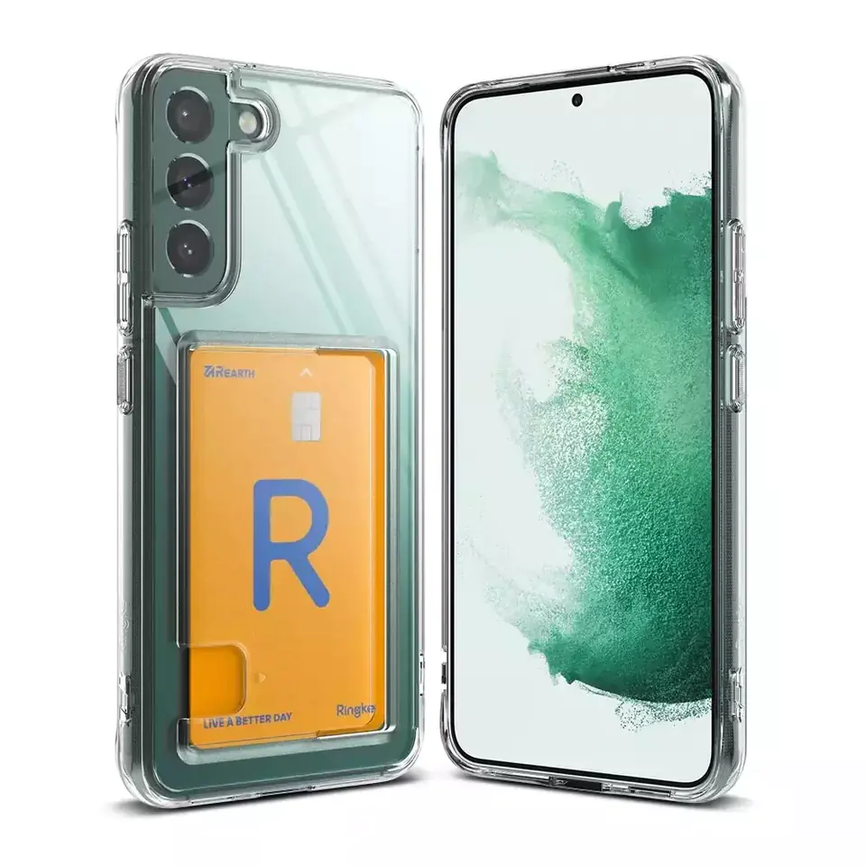 ⁨Ringke Fusion Card Case for Samsung Galaxy S22+ (S22 Plus) Card wallet transparent documents (FCD593R52)⁩ at Wasserman.eu