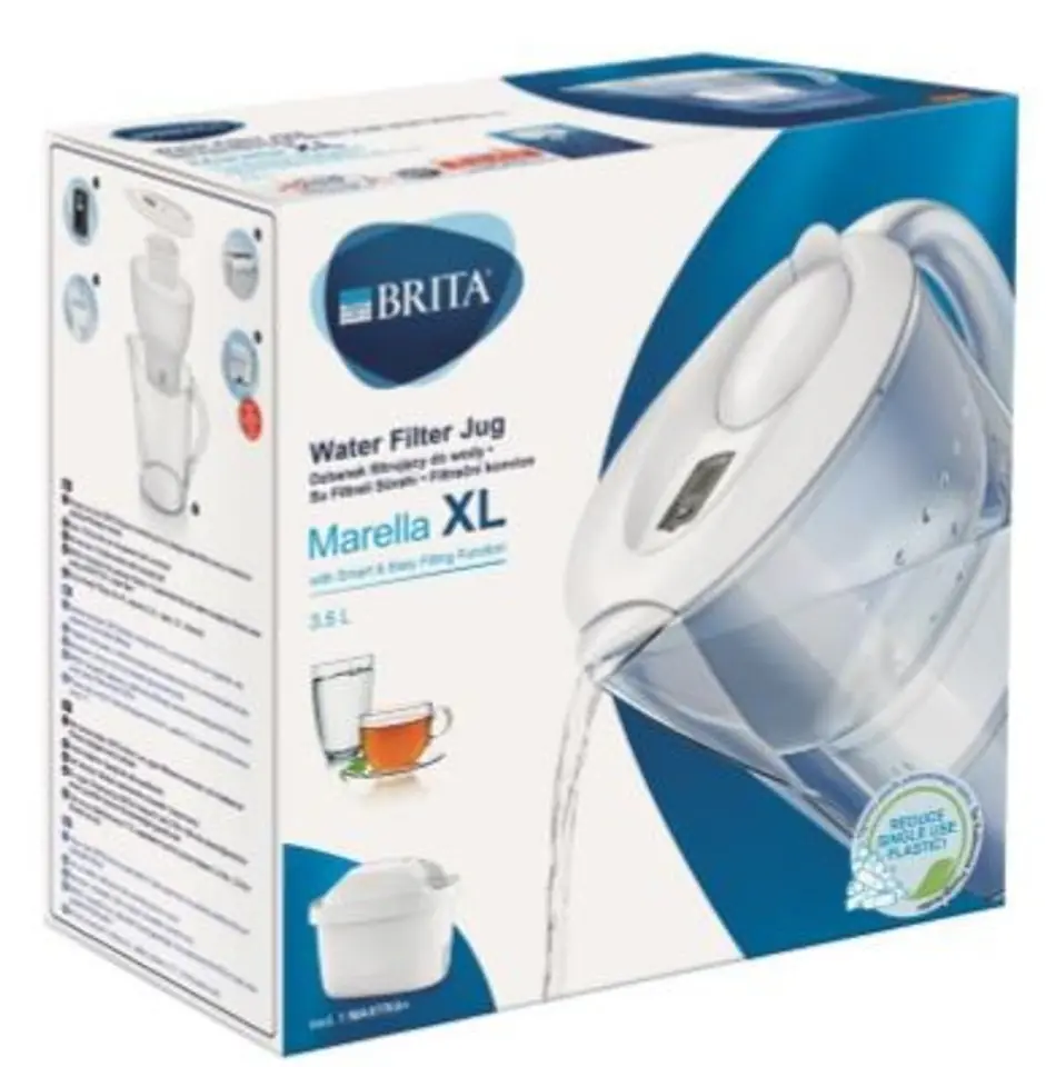 Filter jug Marella XL MXplus white at Wasserman.eu