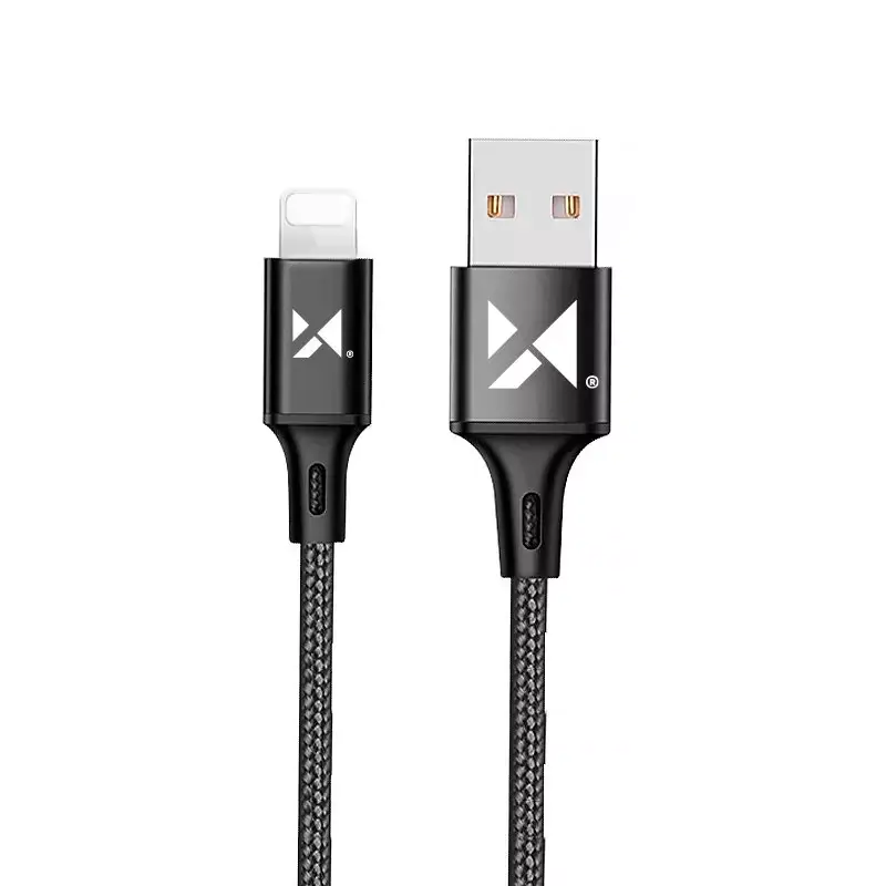 ⁨Wozinsky cable USB - Lightning 2.4A 1m black (WUC-L1B)⁩ at Wasserman.eu
