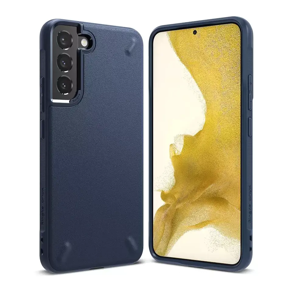 ⁨Ringke Onyx durable case for Samsung Galaxy S22+ (S22 Plus) navy blue⁩ at Wasserman.eu