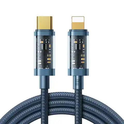 ⁨Joyroom kabel przewód USB Typ C - Lightning PD 20W 1.2m niebieski (S-CL020A12-blue)⁩ w sklepie Wasserman.eu