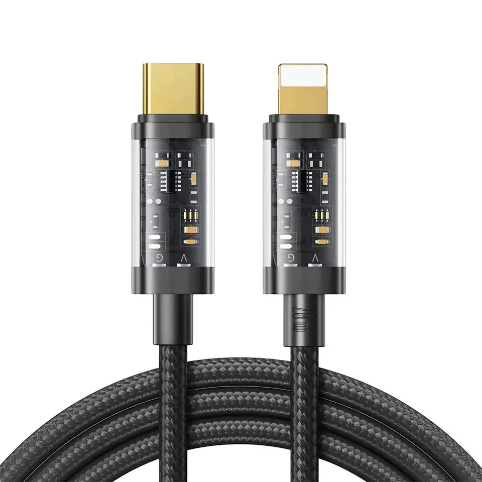 ⁨Joyroom cable USB Type-C - Lightning PD 20W 1.2m black (S-CL020A12-black)⁩ at Wasserman.eu