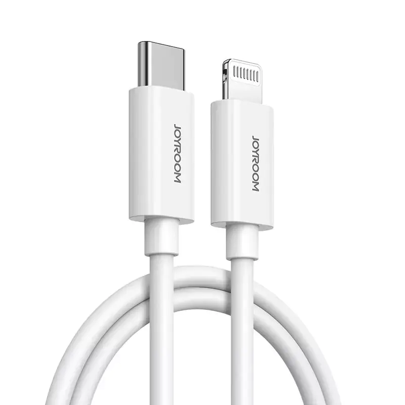 ⁨Joyroom USB cable Type C - Lightning 27W PD 1.2m white (S-M430)⁩ at Wasserman.eu