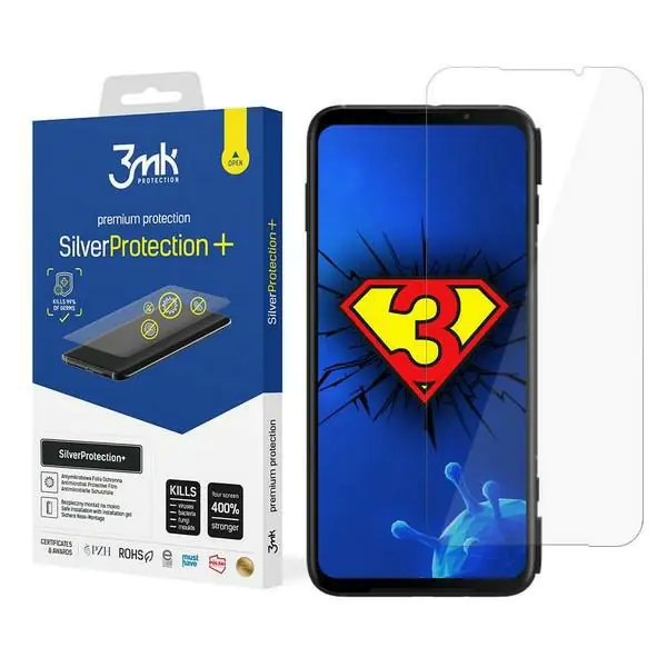 ⁨3MK Silver Protect+ Nokia G60 5G Antimicrobial Film Wet Mounted⁩ at Wasserman.eu