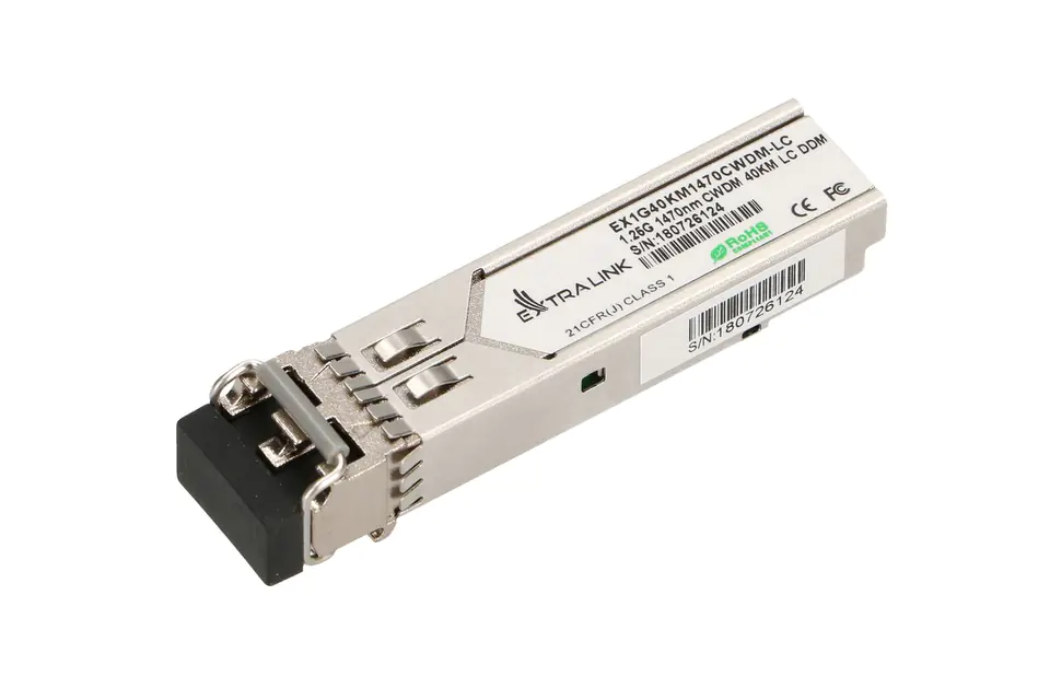 ⁨EXTRALINK SFP CWDM 1.25G 1470NM SM 40KM LC HOUSE⁩ at Wasserman.eu