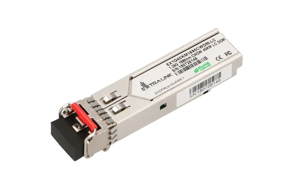 ⁨EXTRALINK SFP CWDM 1.25G 1590NM SM 40KM LC DOM⁩ w sklepie Wasserman.eu