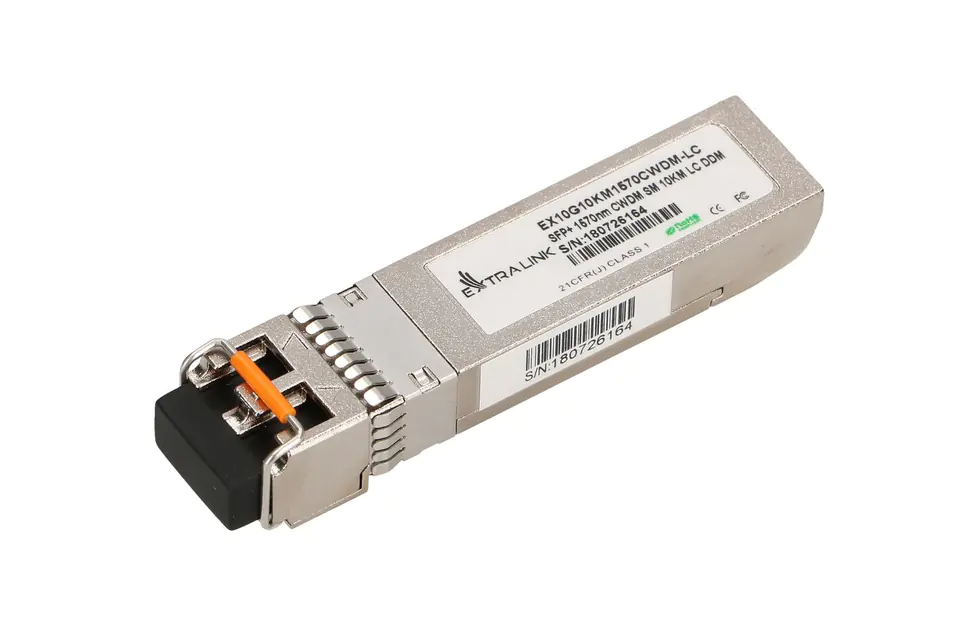 ⁨EXTRALINK SFP+ CWDM 10G 1570NM SM 10KM LC DOM⁩ w sklepie Wasserman.eu