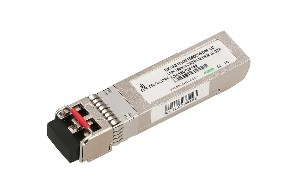 ⁨EXTRALINK SFP+ CWDM 10G 1590NM SM 10KM LC DDM⁩ at Wasserman.eu