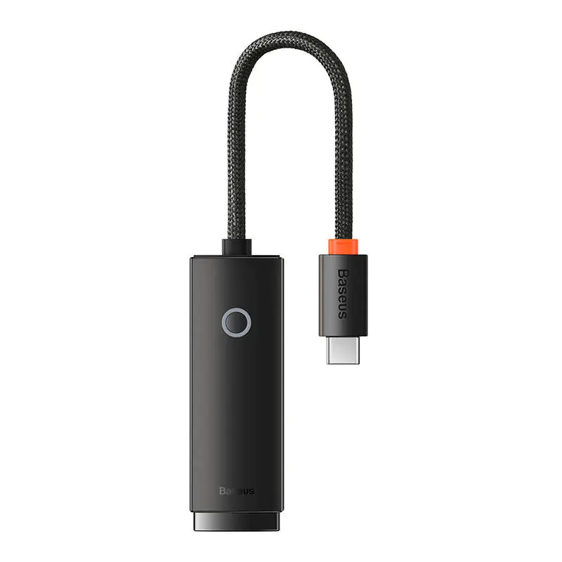 ⁨Baseus Lite Series USB-C to RJ45 Network Adapter, 100Mbps (Black)⁩ at Wasserman.eu