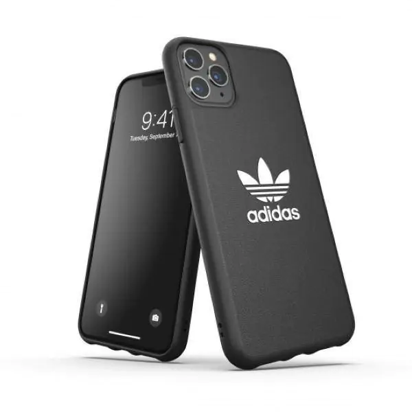 ⁨Oryginalne Etui IPHONE 12 PRO MAX Adidas OR Moulded Case BASIC (36286) czarne⁩ w sklepie Wasserman.eu