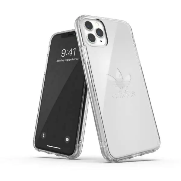 ⁨Original Case IPHONE 11 PRO Adidas OR PC Case Big Logo (36407) transparent⁩ at Wasserman.eu