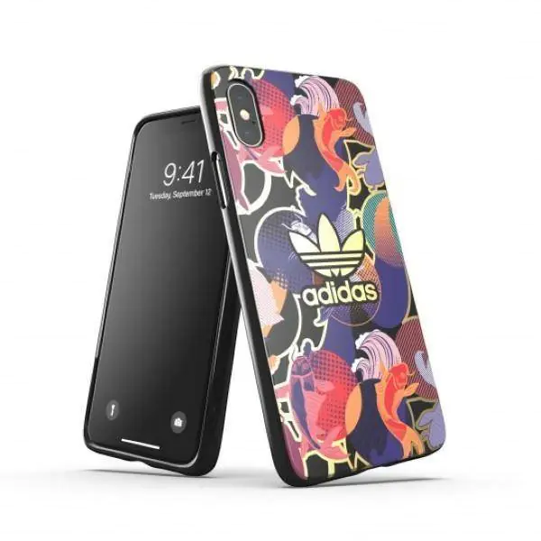 ⁨Original Case IPHONE X / XS Adidas OR Snap Case AOP CNY (44847) multicolor⁩ at Wasserman.eu