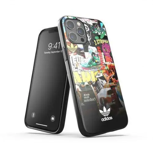 ⁨Original Case IPHONE 12 PRO MAX Adidas OR Snap Case Graphic AOP (42372) multicolor⁩ at Wasserman.eu