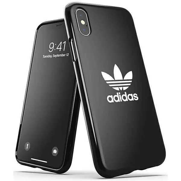 ⁨Etui IPHONE X / XS Adidas OR SnapCase Trefoil 40525 czarne⁩ w sklepie Wasserman.eu