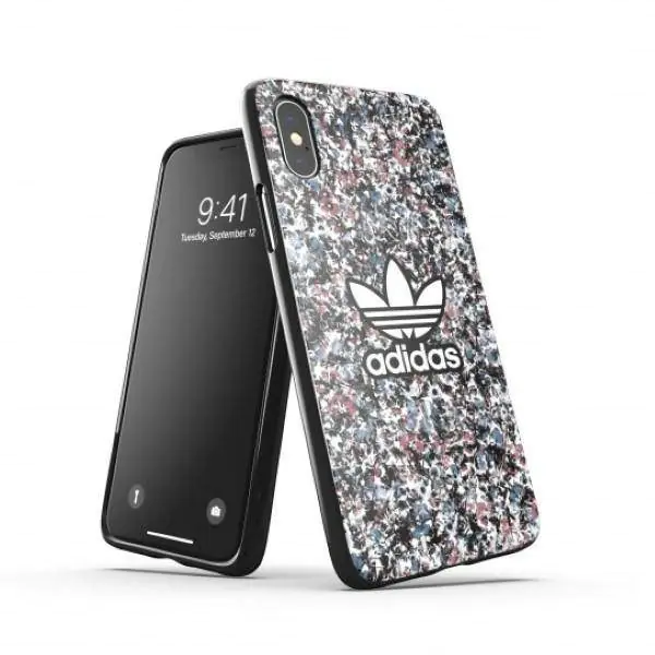 ⁨Oryginalne Etui IPHONE X / XS Adidas OR Snap Case Belista Flower AOP (41461) wielokolorowe⁩ w sklepie Wasserman.eu