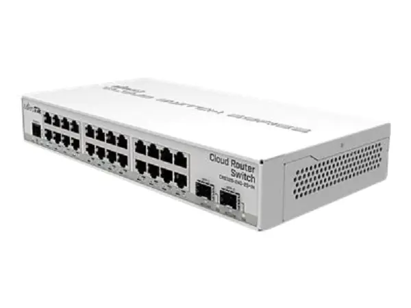 ⁨MIKROTIK CRS326-24G-2S+IN 24xGig LAN 2xSFP+ Dual boot Desktop case managed switch⁩ w sklepie Wasserman.eu