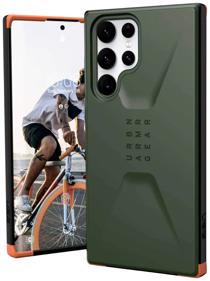 ⁨UAG Civilian - protective case for Samsung Galaxy S22 Ultra 5G (green)⁩ at Wasserman.eu