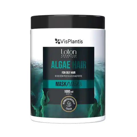 ⁨Vis Plantis Loton Maska z algami do włosów przetłuszczających się - Algae Hair 1000ml⁩ w sklepie Wasserman.eu