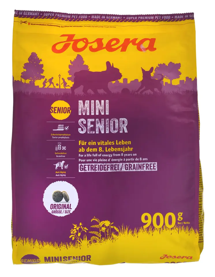 ⁨Josera MiniSenior karma sucha dla psów 900g⁩ w sklepie Wasserman.eu