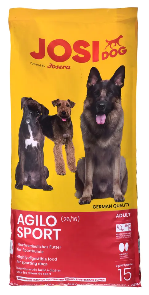 ⁨JOSERA JosiDog Agilo Sport - dry dog food - 15 kg⁩ at Wasserman.eu
