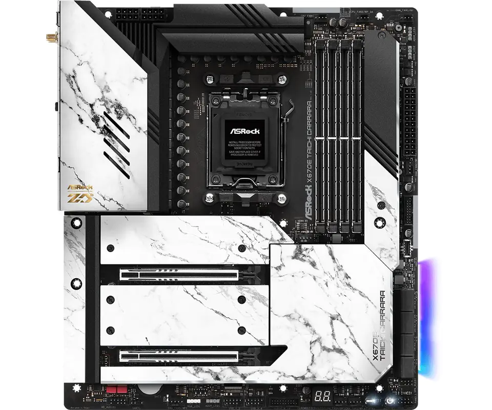 ⁨Asrock X670E Taichi Carrara AMD X670 Socket AM5 Extended ATX⁩ at Wasserman.eu