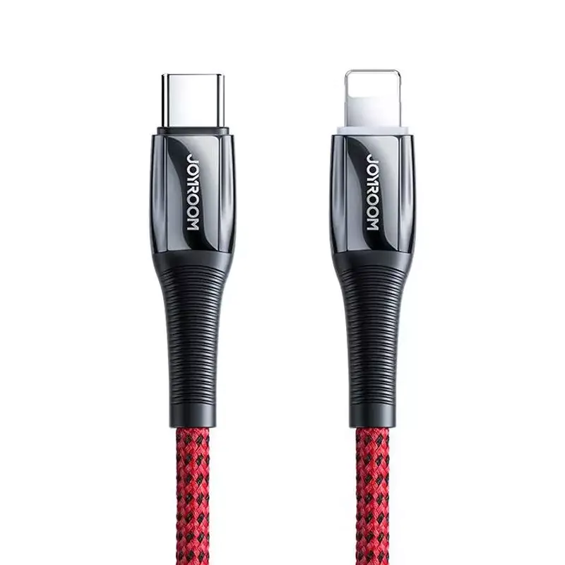 ⁨Joyroom cable USB Cable Type C - Lightning Power Delivery 20W 2.4A 1.2m red (S-1224K2 Red)⁩ at Wasserman.eu